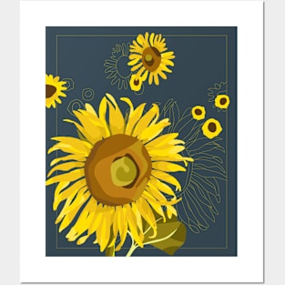 Sunflowers Posters and Art